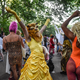 Image for article titled New York City's Drag March Brought the Glamour, Glitter, Feathers, and Leather
